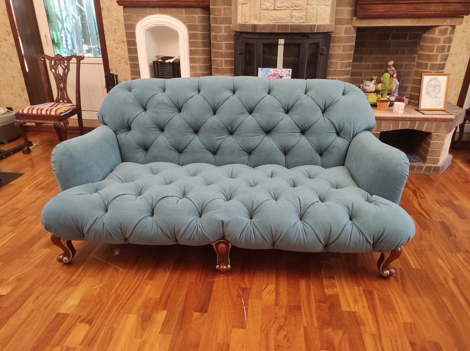 Перетяжка дивана. Озёрная