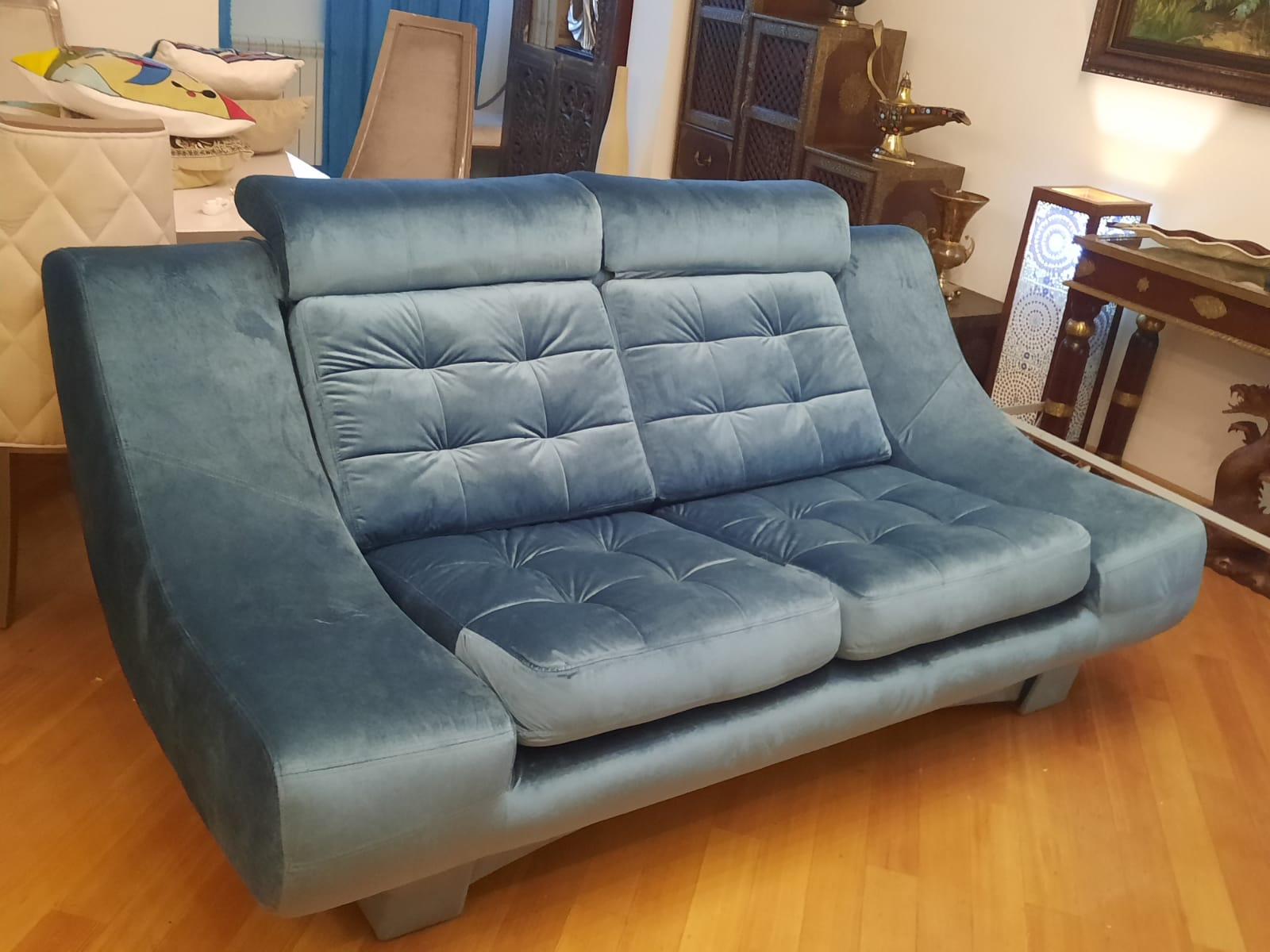 Обивка дивана на дому. Озёрная